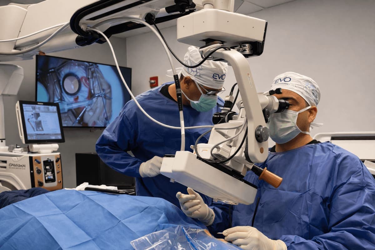 Veterinary ophthalmology examination